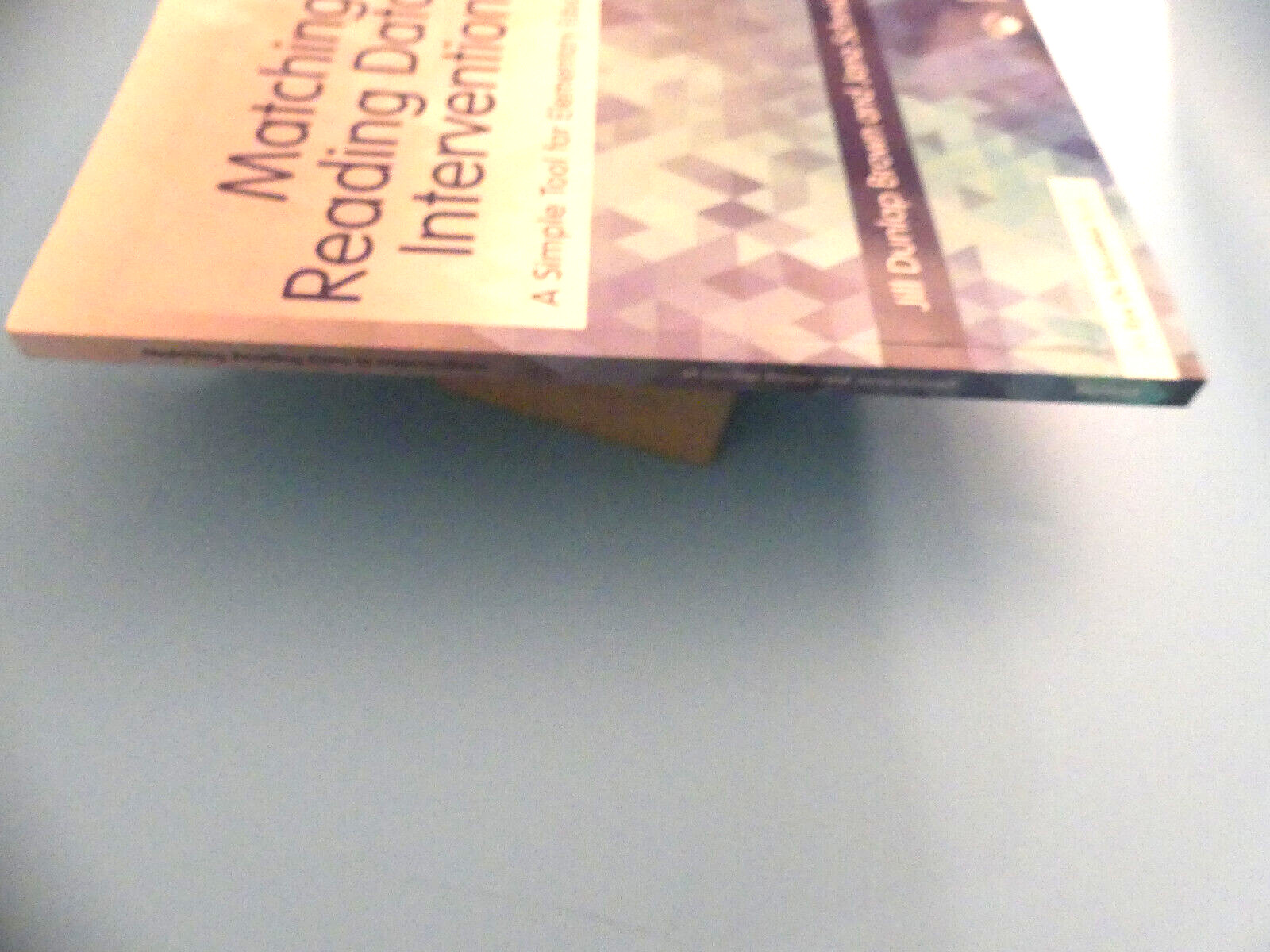 Matching Reading Data to Interventions : A Simple Tool for Elementary Educators