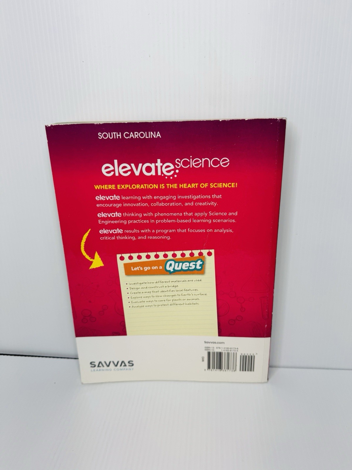 Elevate Science South Carolina Grade 2 Savvas Learning Student Textbook