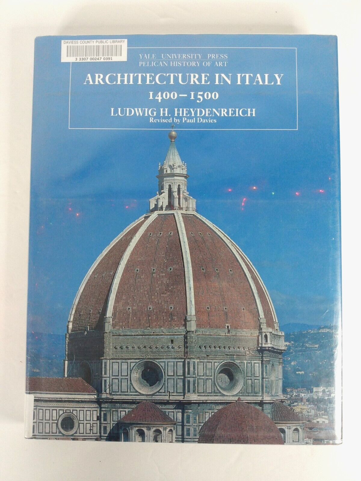 Architecture in Italy 1400-1500 by Ludwig H. Heydenreich 1996 HC DJ *EX LIBRARY