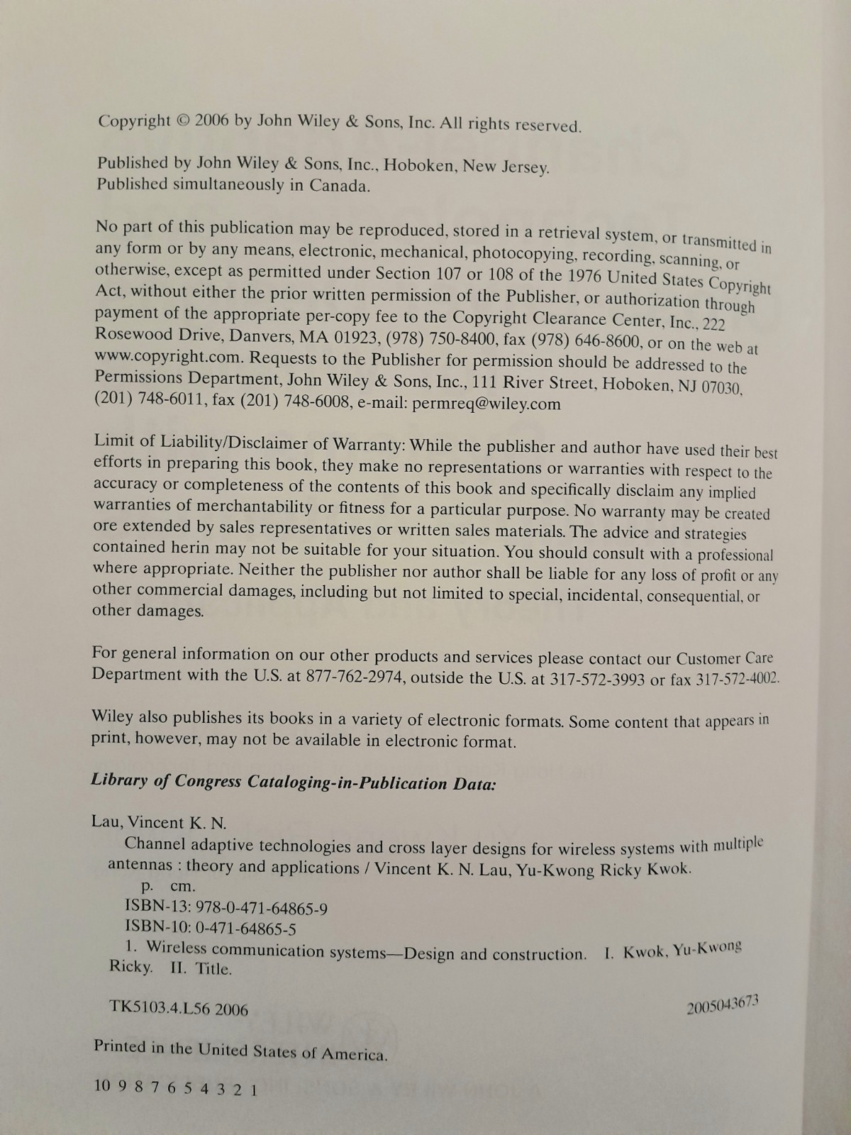 Channel-Adaptive Technologies and Cross-Layer Designs for Wireless Systems with