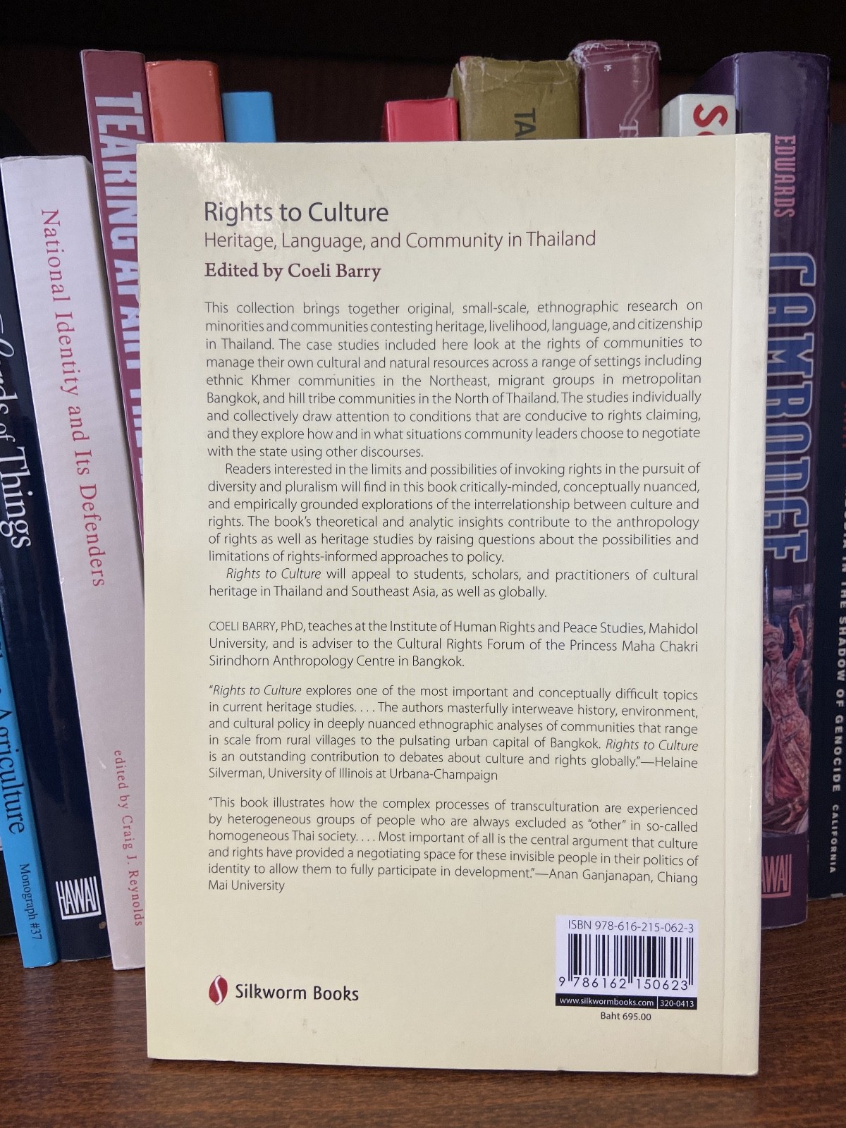 RIGHTS TO CULTURE: HERITAGE, LANGUAGE, AND COMMUNITY IN Thailand