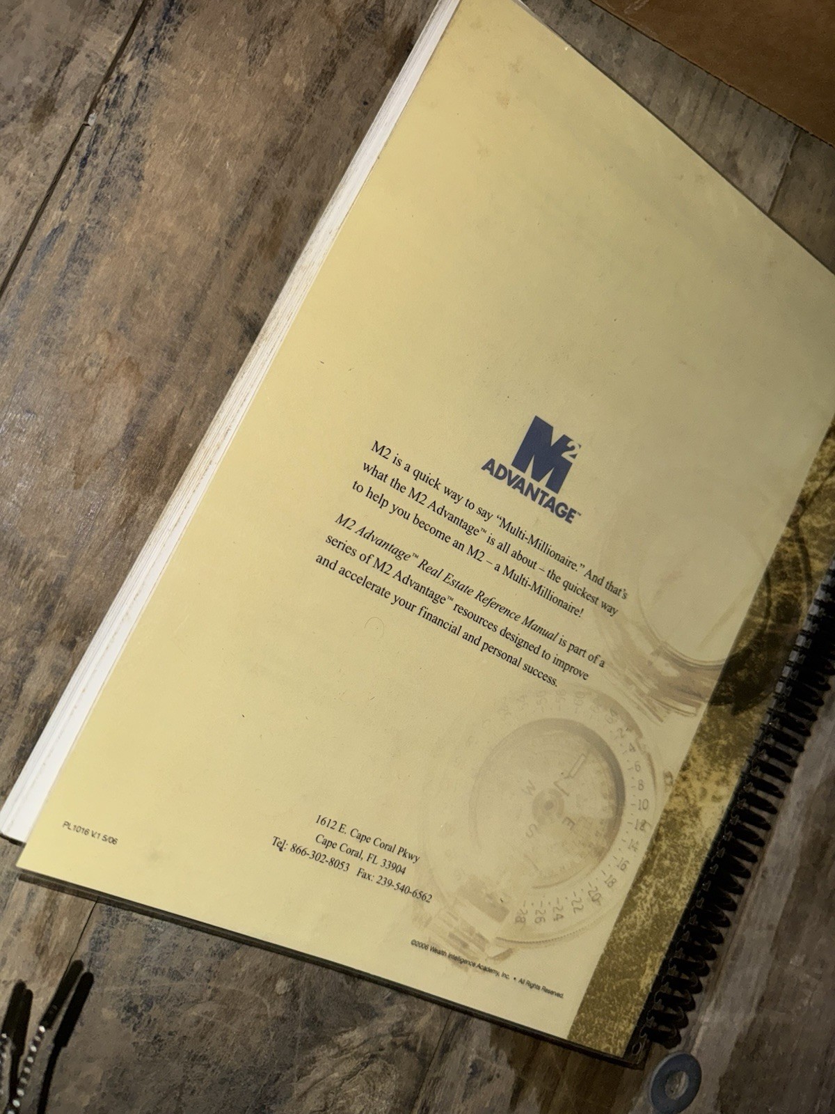 Real Estate Reference Manual Version 1.0 Book M2 Advantage