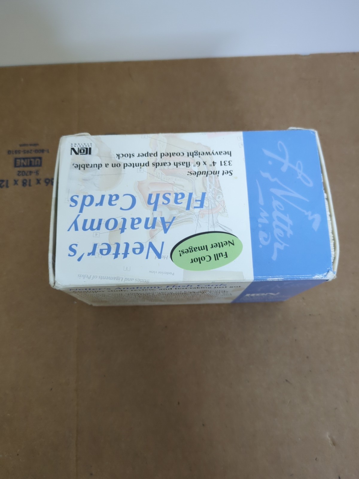 Netter Basic Science Ser.: Netter’s Anatomy Flash Cards by John T. Hansen (2002,
