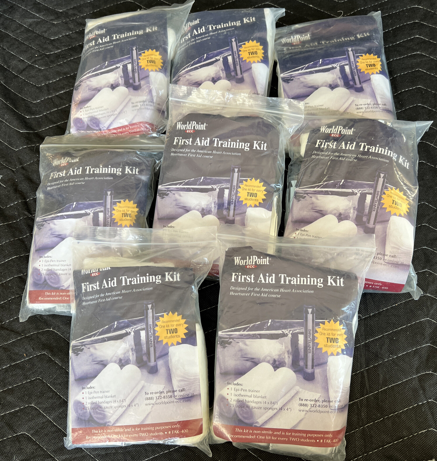 WorldPoint First Aid Training Kit (Brand New)