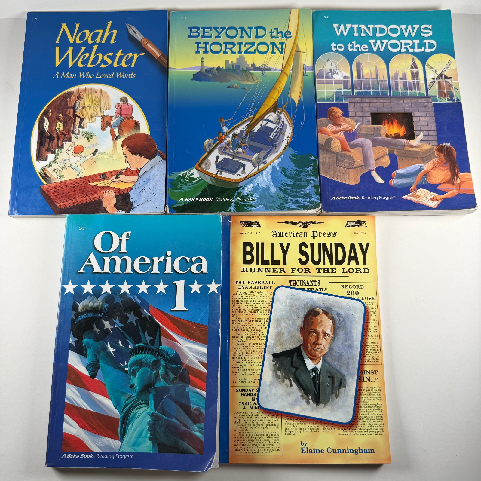 Lot of 33 A Beka Book 1st-5th grade Reading Program Homeschool readers Pensacola