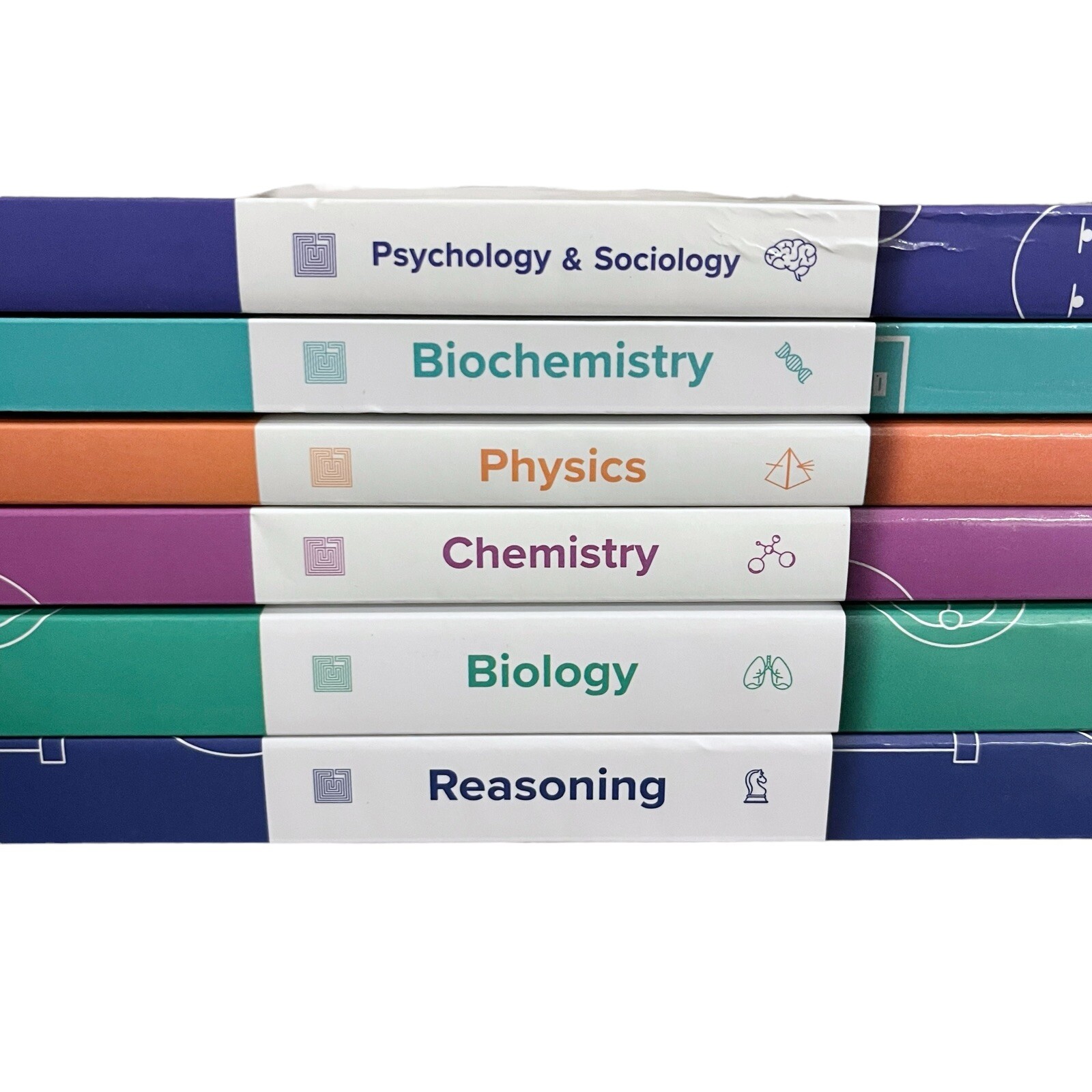 Blueprint MCAT Preparation Study Test Guide 6 Textbooks Bundle Good Clean Pages