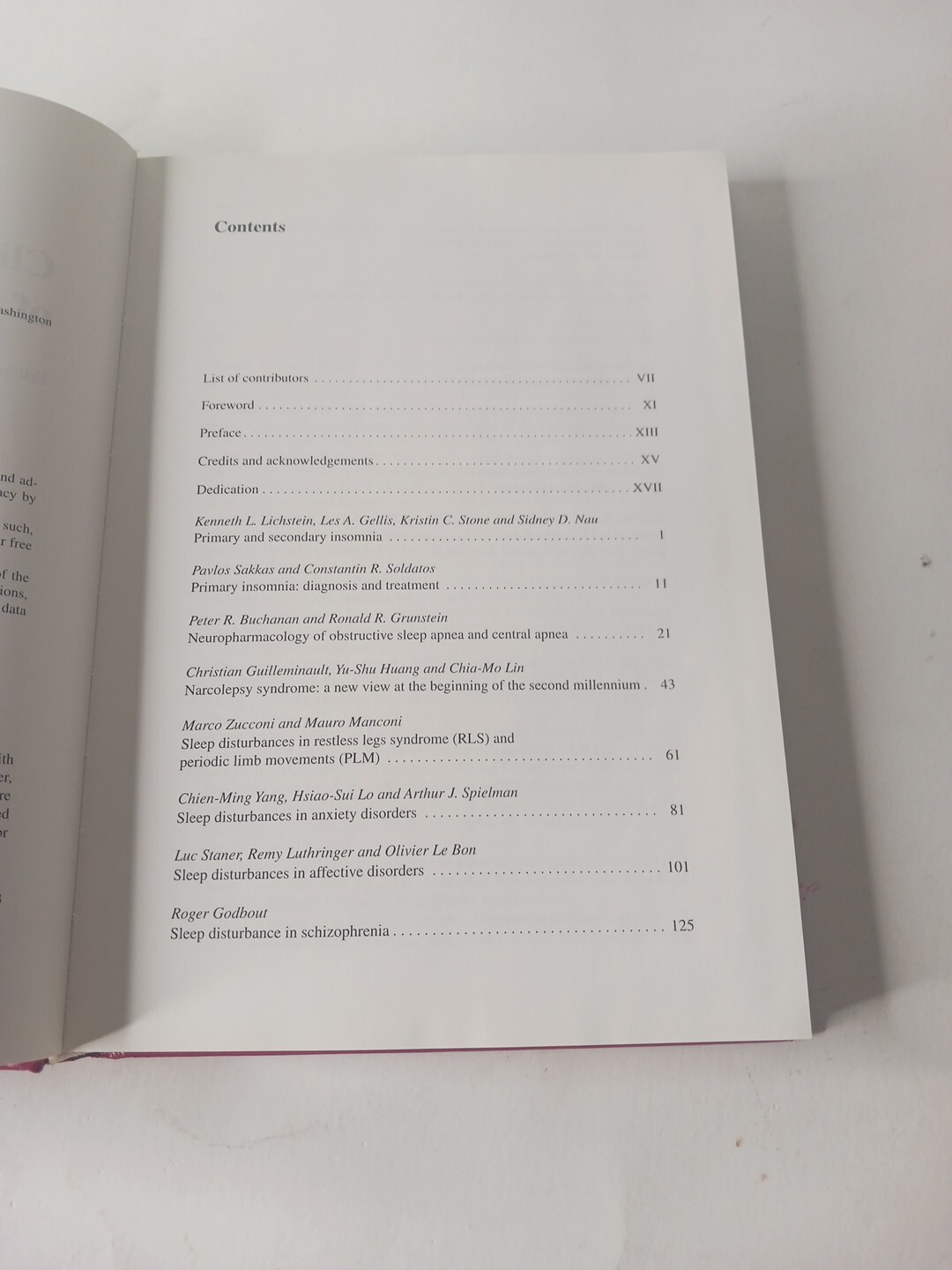 Clinical Pharmacology of Sleep ed. S.R Pandi-Perumal HC (2006)