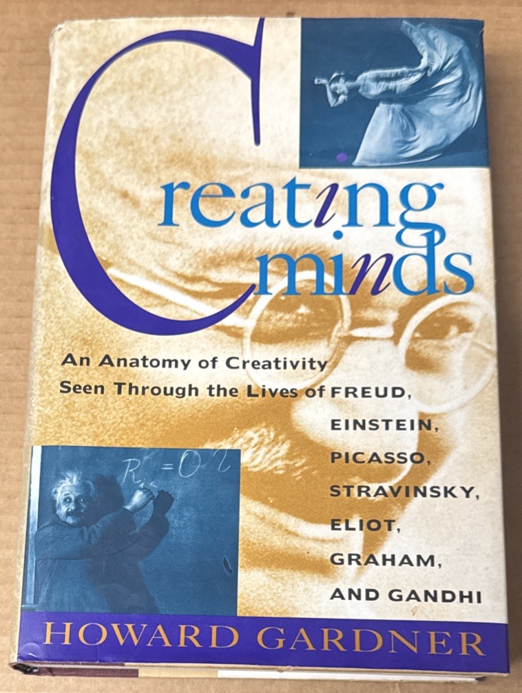 Creating Minds By Howard Gardner (1993, HARDCOVER, GOOD)