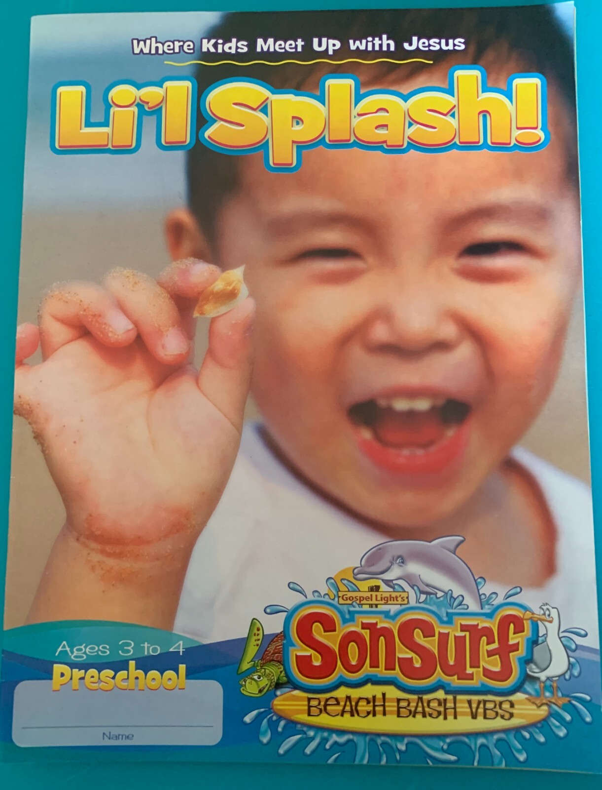 SonSurf Beach Bash VBS Li’l Splash Fun Pages Preschool Ages 3 to 4