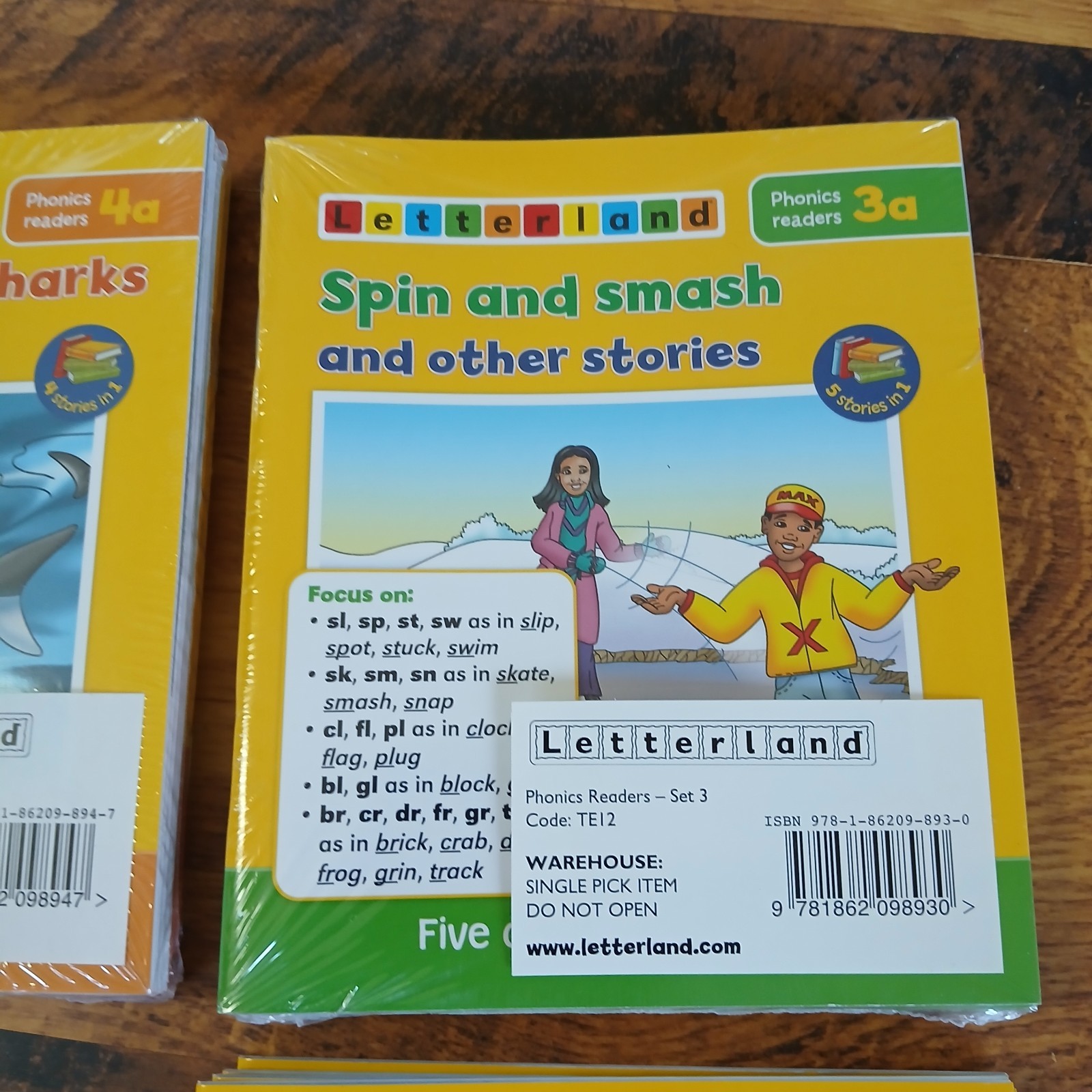 LETTERLAND Phonics Leveled Readers Books Sets 1 – 4 (5 Books Per Set) Elementar