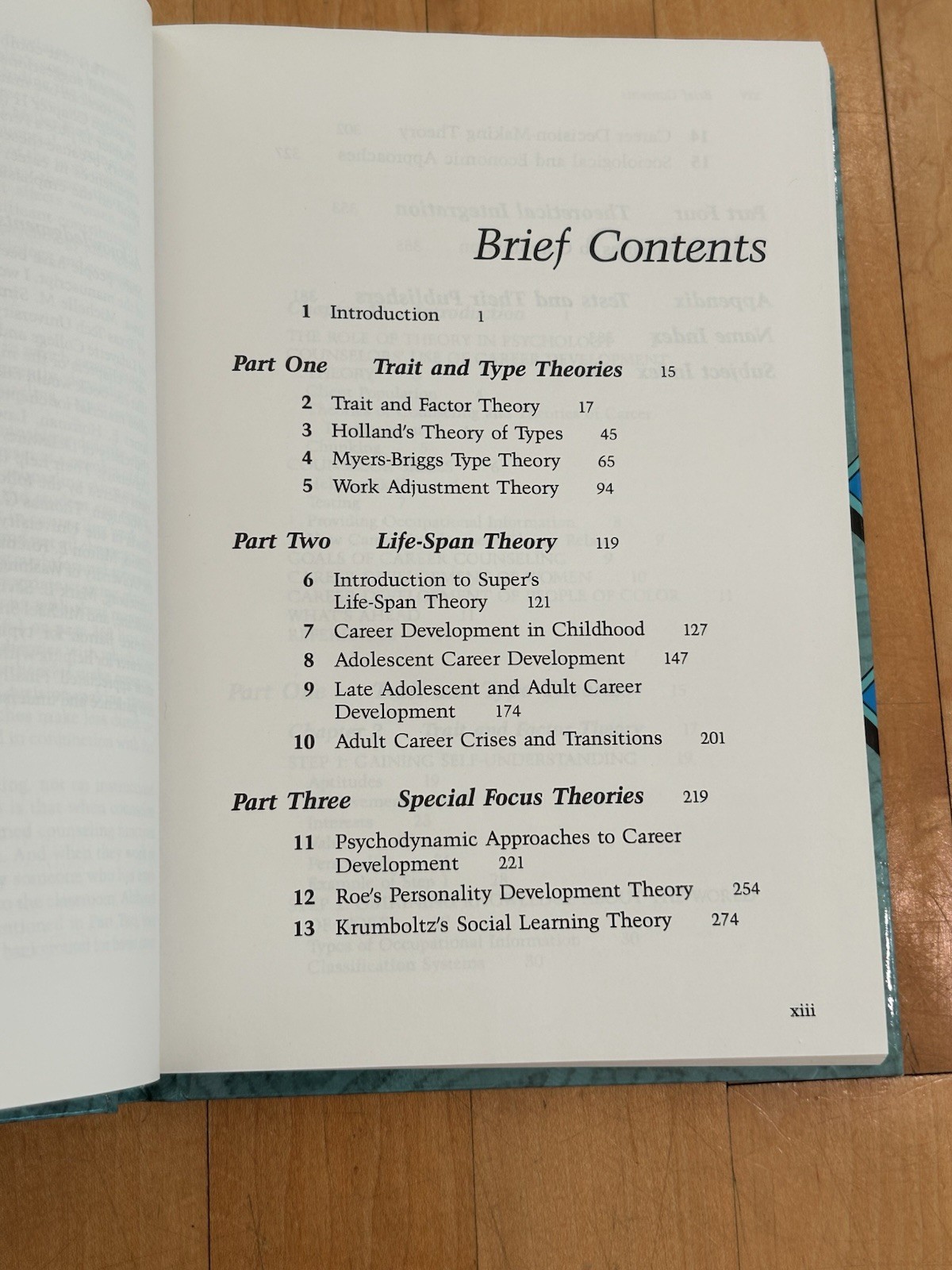 Applying Career Development Theory to Counseling by Sharf R.S. Copy 1992 HC NOS