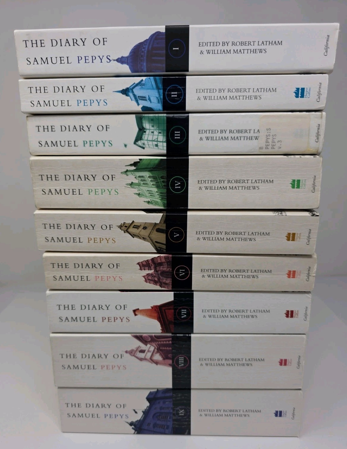 The Diary of Samuel Pepys Latham RARE 9 Volume’s Out Of 11 Lot Book Set