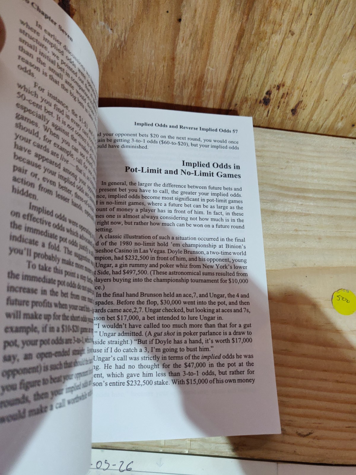 The Theory of Poker by Sklansky, David