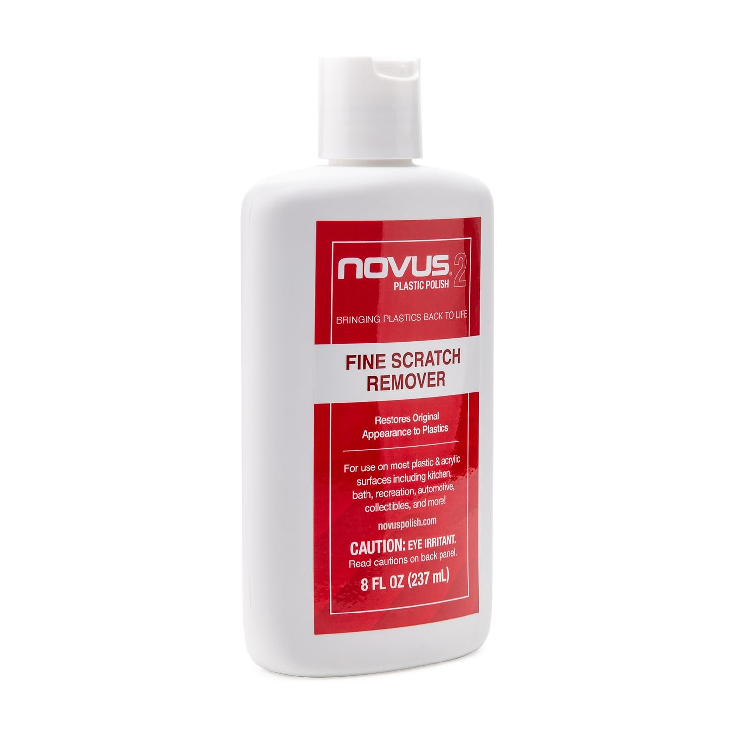 Fine Scratch Remover #2 – 8oz Bottle for Plastic, Acrylic, Glass Surfaces