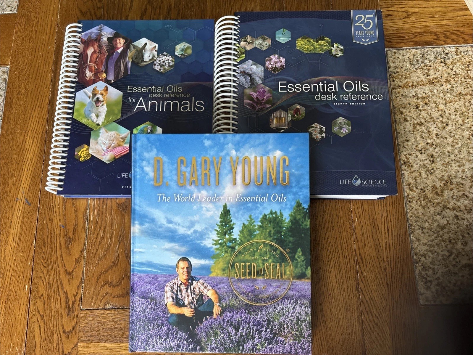 3 Essential Oils Books Life Science Young Living Book. Life Science