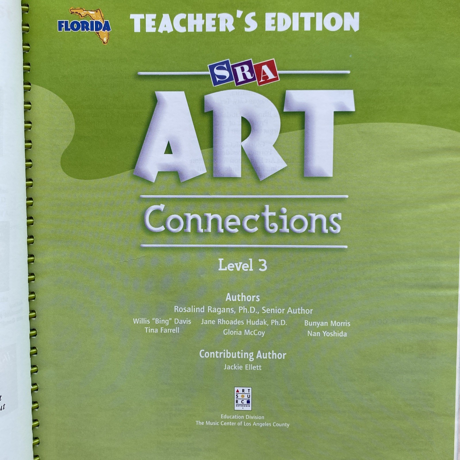SRA Art Connections Teacher Edition Set Levels 1 2 3 & 5 Florida McGraw-Hill