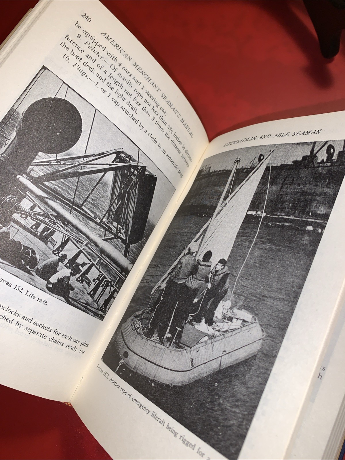 Vintage American Merchant Seamans Manual book 5th Edition Nautical Book 1964