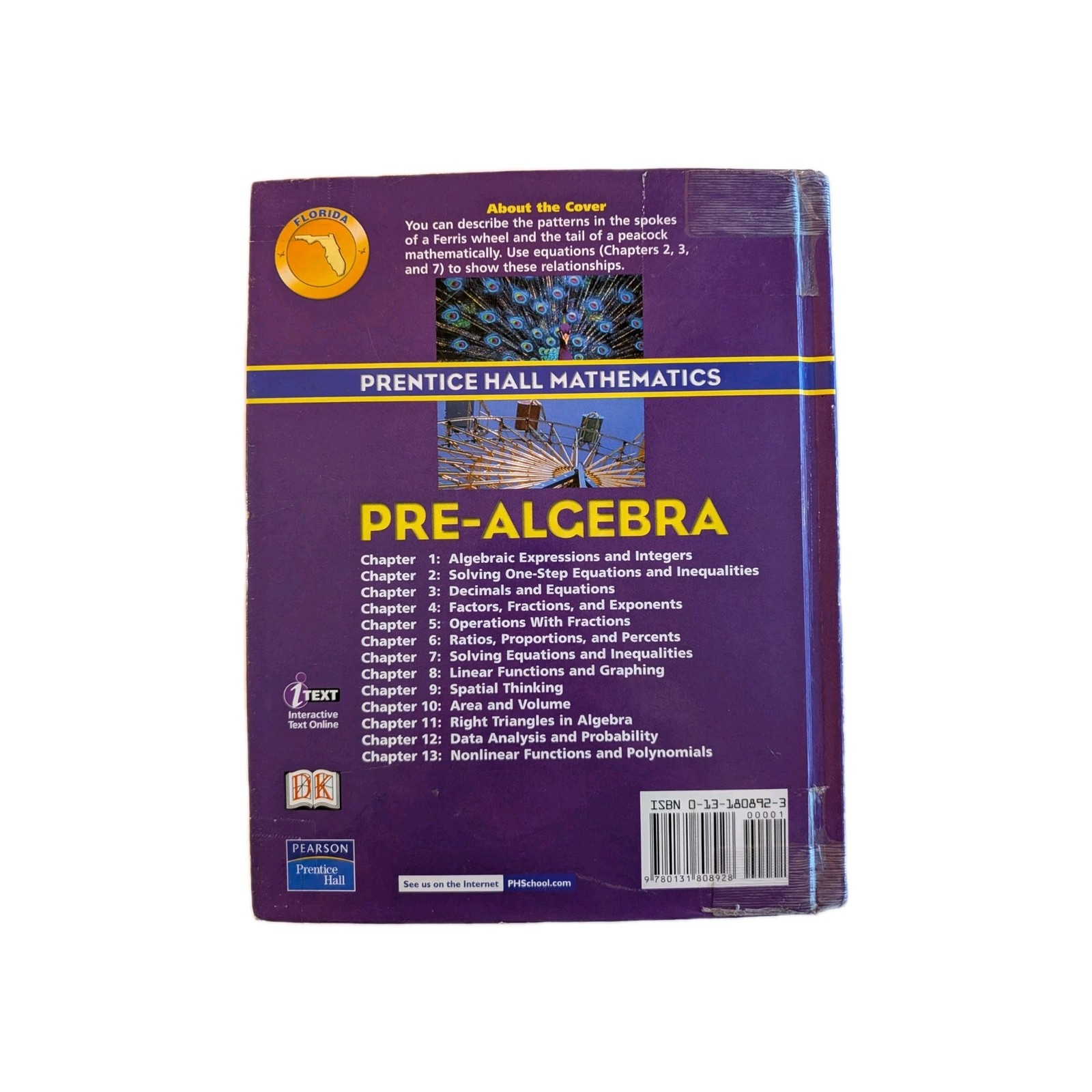Prentice Hall Mathematics FLORIDA Pre-Algebra Student Textbook, 2004