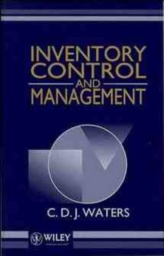 Inventory Control and Management by Waters, Donald Hardback Book The Fast Free