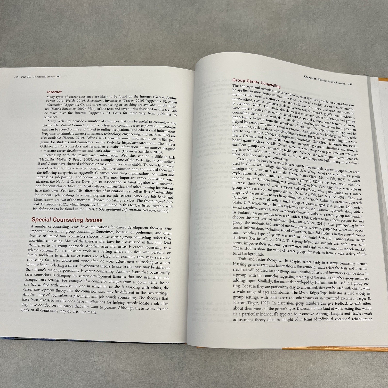 Applying Career Development Theory to Counseling – Richard S Sharf