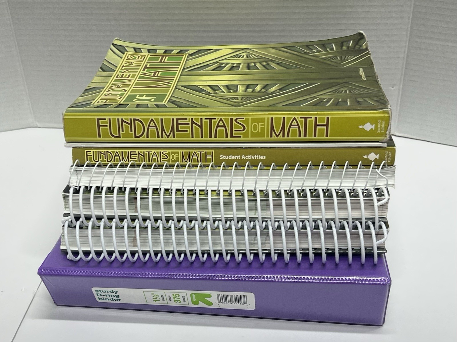 BJU Fundamentals of Math complete set kit 2nd ed. teacher text activities key cd