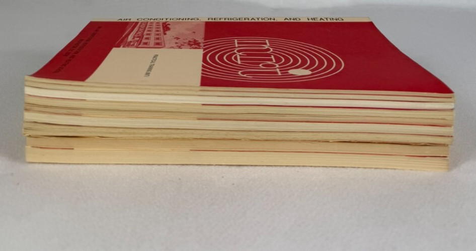 Vintage ACR Air Conditioning Refrigeration Heating Course Books Set (9 Vol)