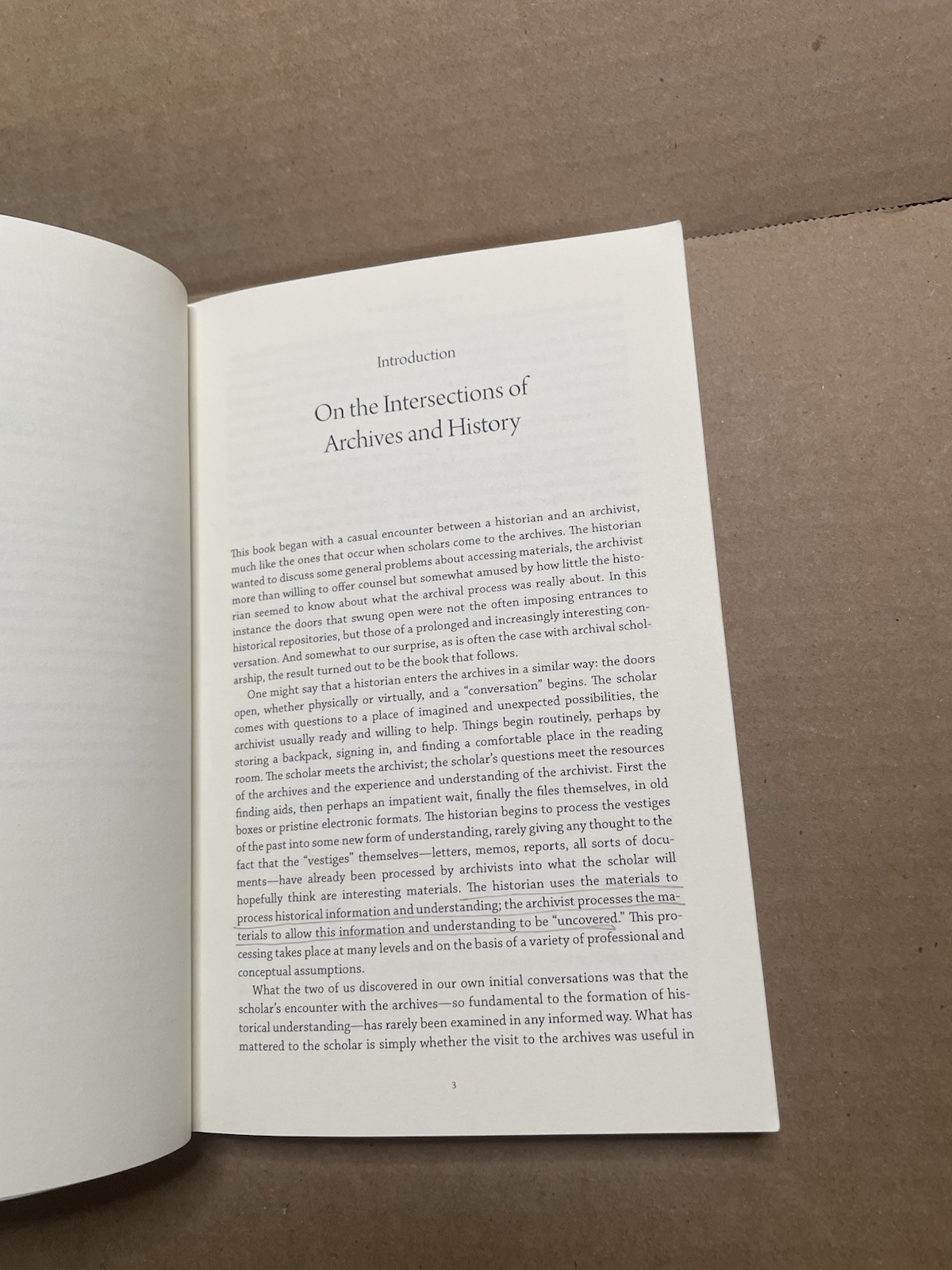 Processing the Past : Contesting Authority in History and the Archives, Paper…