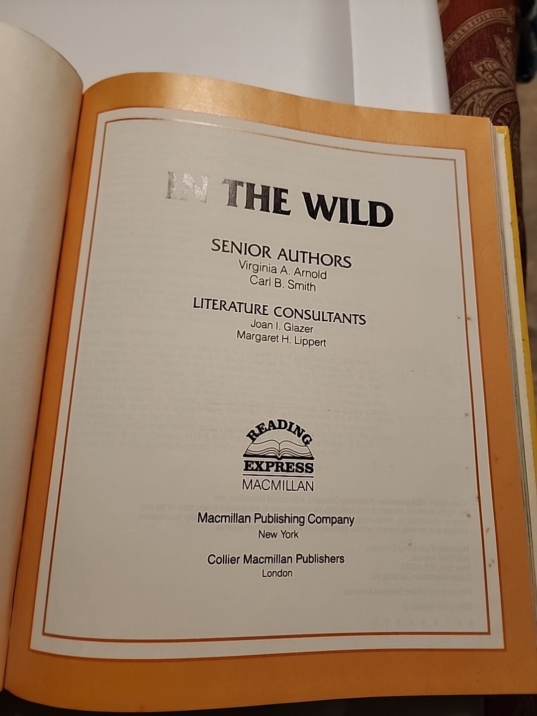 In The Wild [Reading Text Book Level 5] Hardcover (B2)