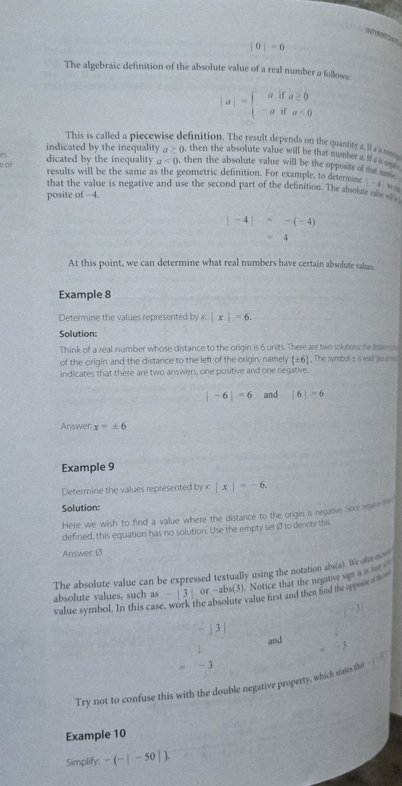 INTERMEDIATE ALGEBRA VERSION 1.0 By John Redden “New Other”