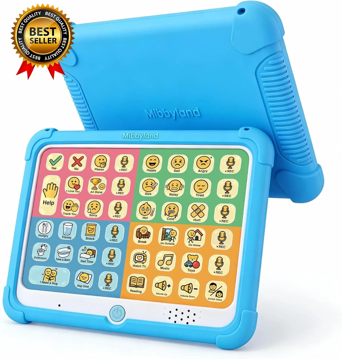 Mibbytalk AAC Device for Autism & Nonverbal Kids and Adults, Communication Tool