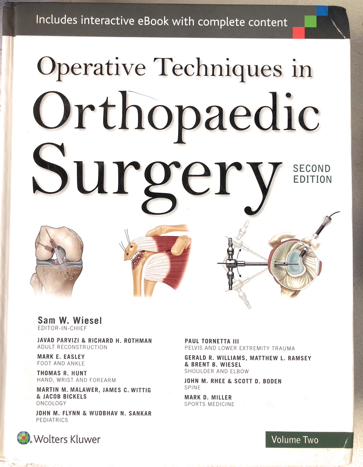 Operative Techniques in Orthopaedic Surgery, 2ed. 4 vol set (2016 hc G) Weisel