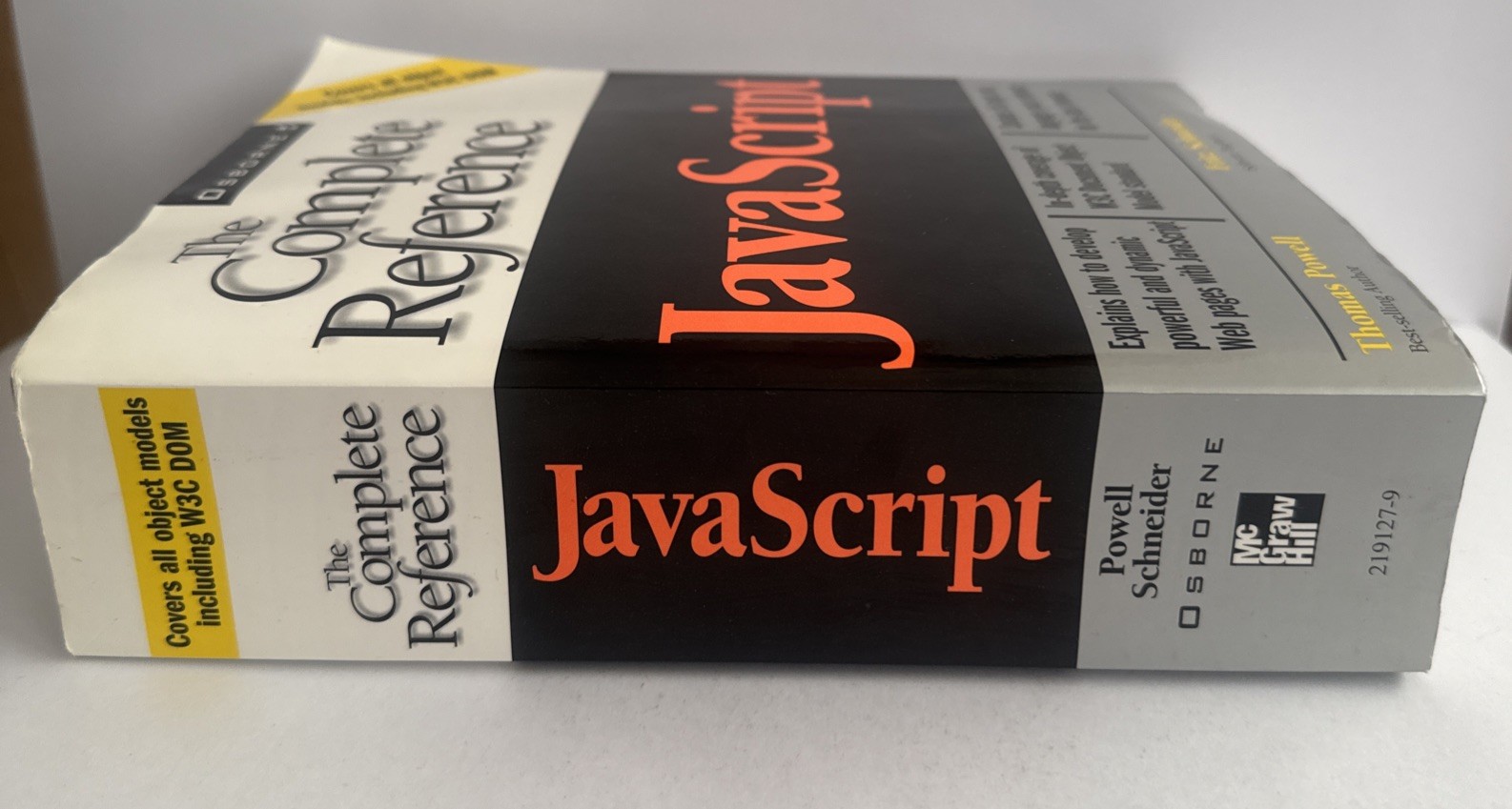 Java Script Web Programming Incl W3C DOM Complete Reference Osborne Book