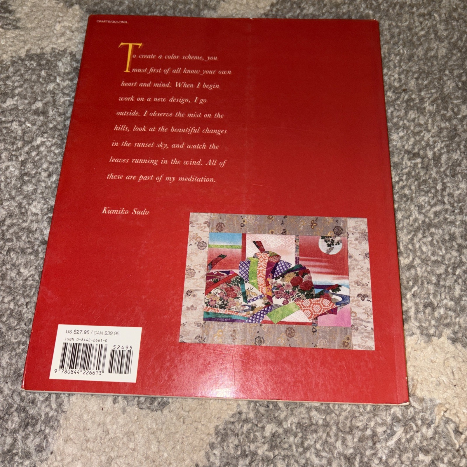 Harmonies and Hurricanes : Color and Line in Japanese Quilts Pattern Book