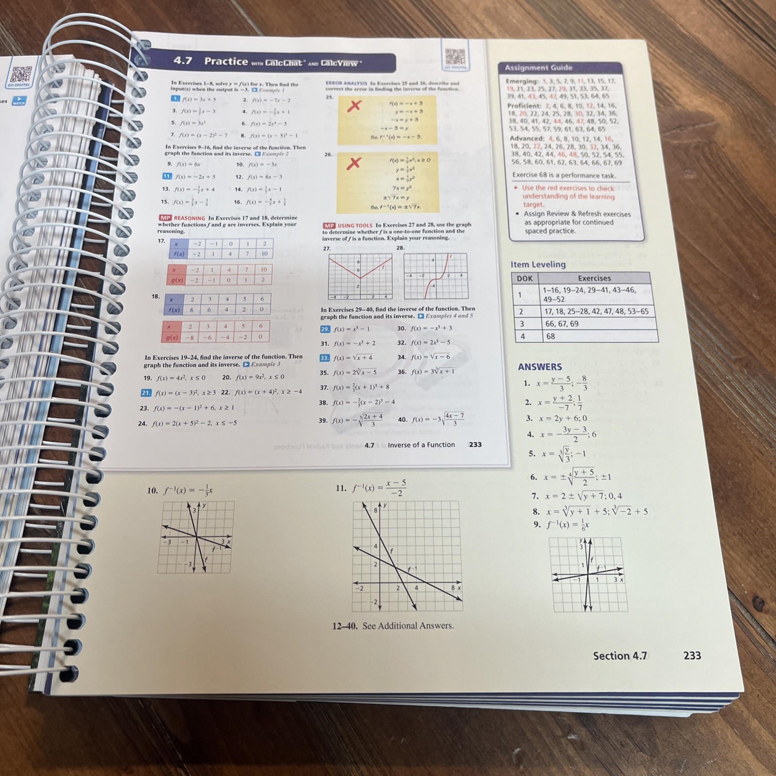 Tennessee Algebra 2 Teaching Edition CalcChat CalcView Ron Larson Laurie Boswell