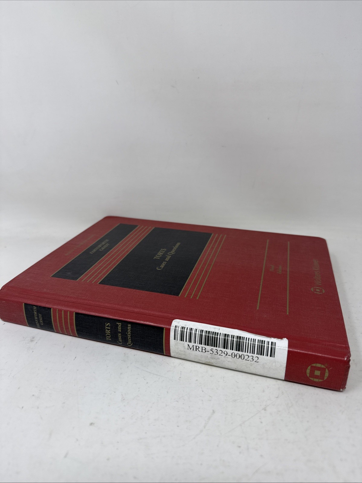 Torts: Cases and Questions. 3rd Ed. (Aspen Casebook) *Highlighted