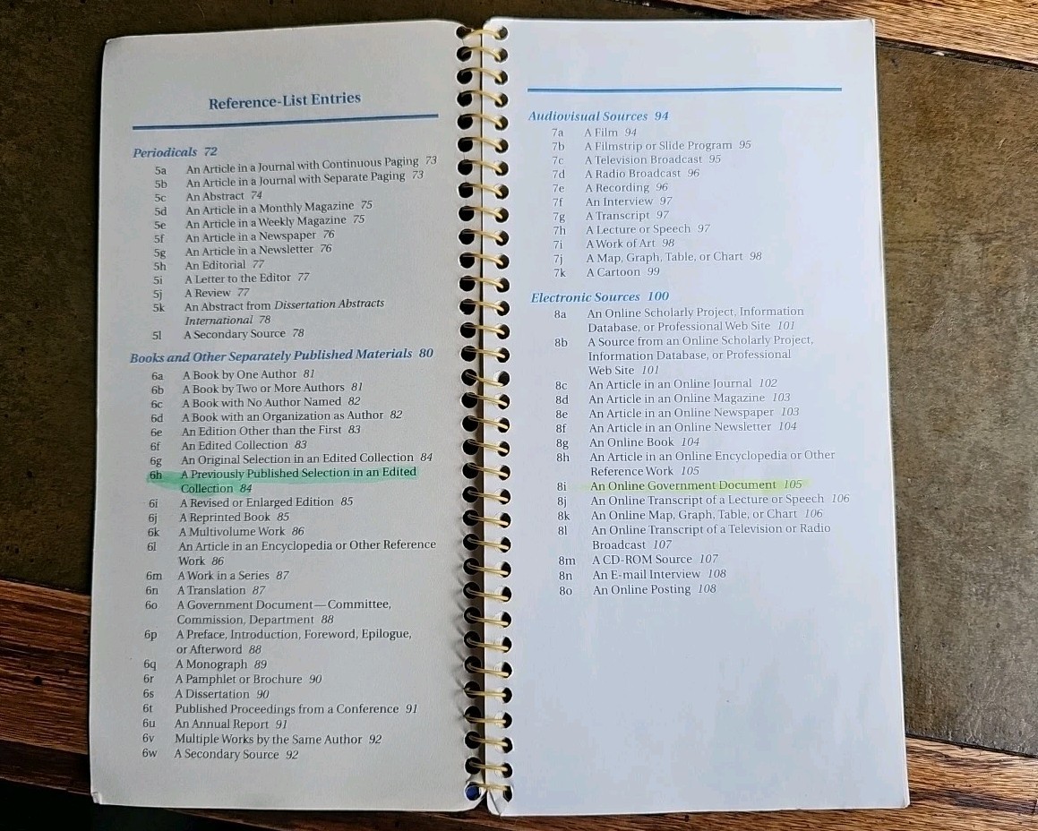 Pocket Guide to APA Style – Spiral-bound By Perrin, Robert – 2004
