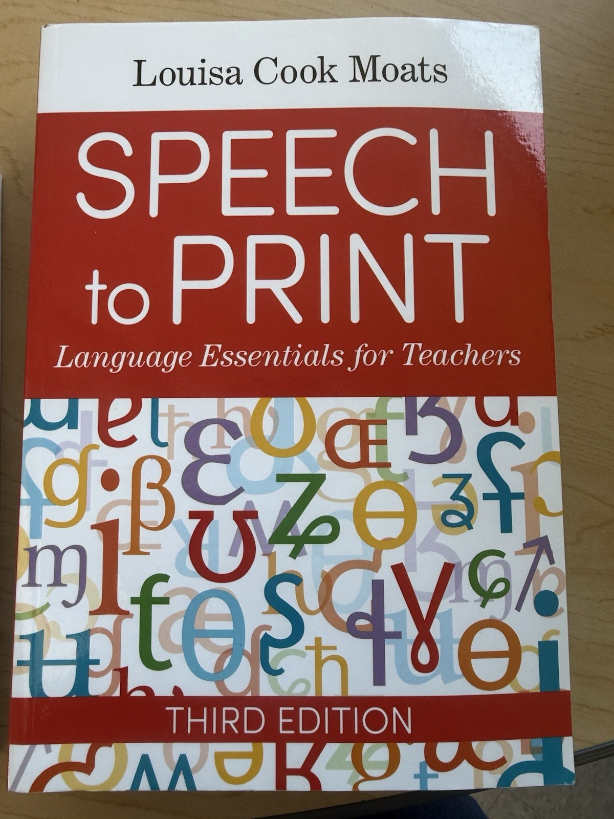 Brookes Speech to Print 3rd Ed PB (2020) Louisa Cook Moats 424pg
