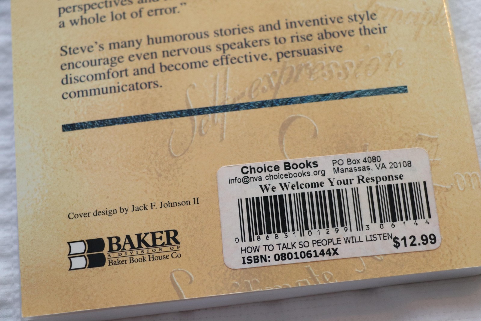 How To Talk So People Will Listen Steve Brown Christian Baker Books Gold PB 1999