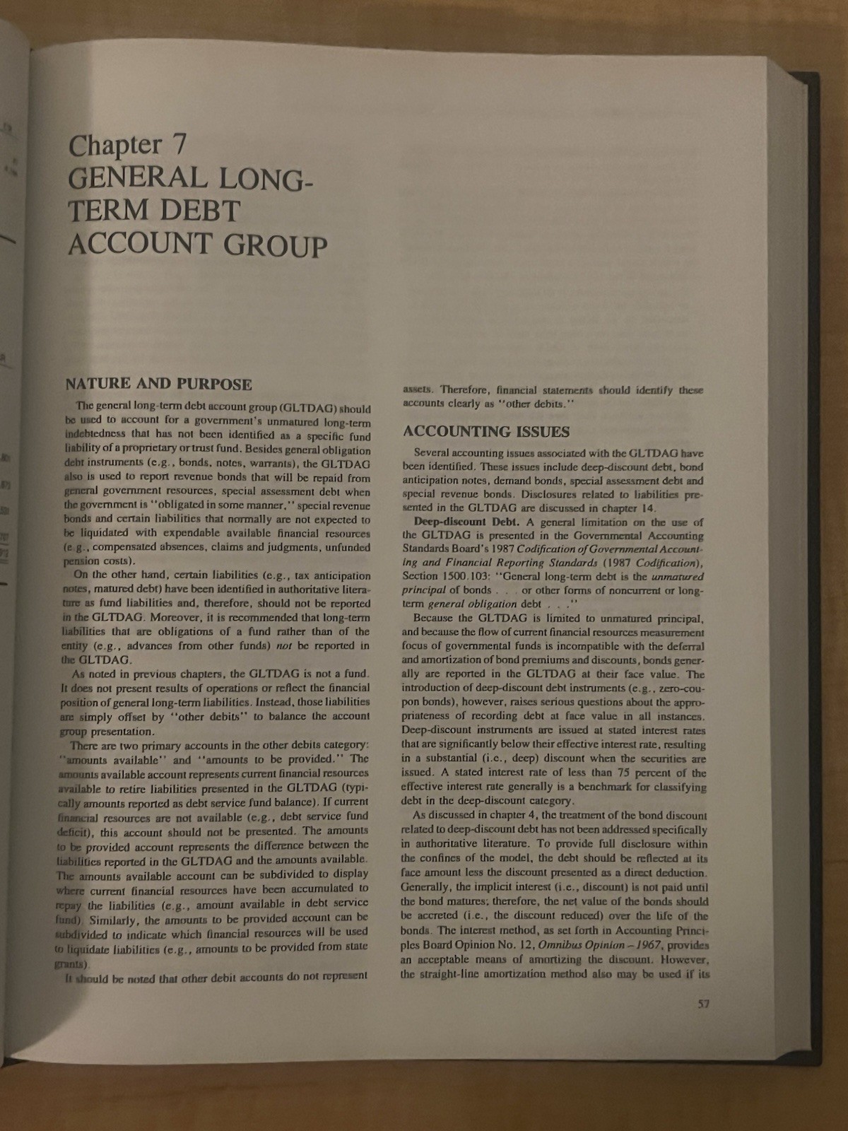 GAAFR Governmental Accounting, Auditing and Financial Reporting 1988 Hardcover