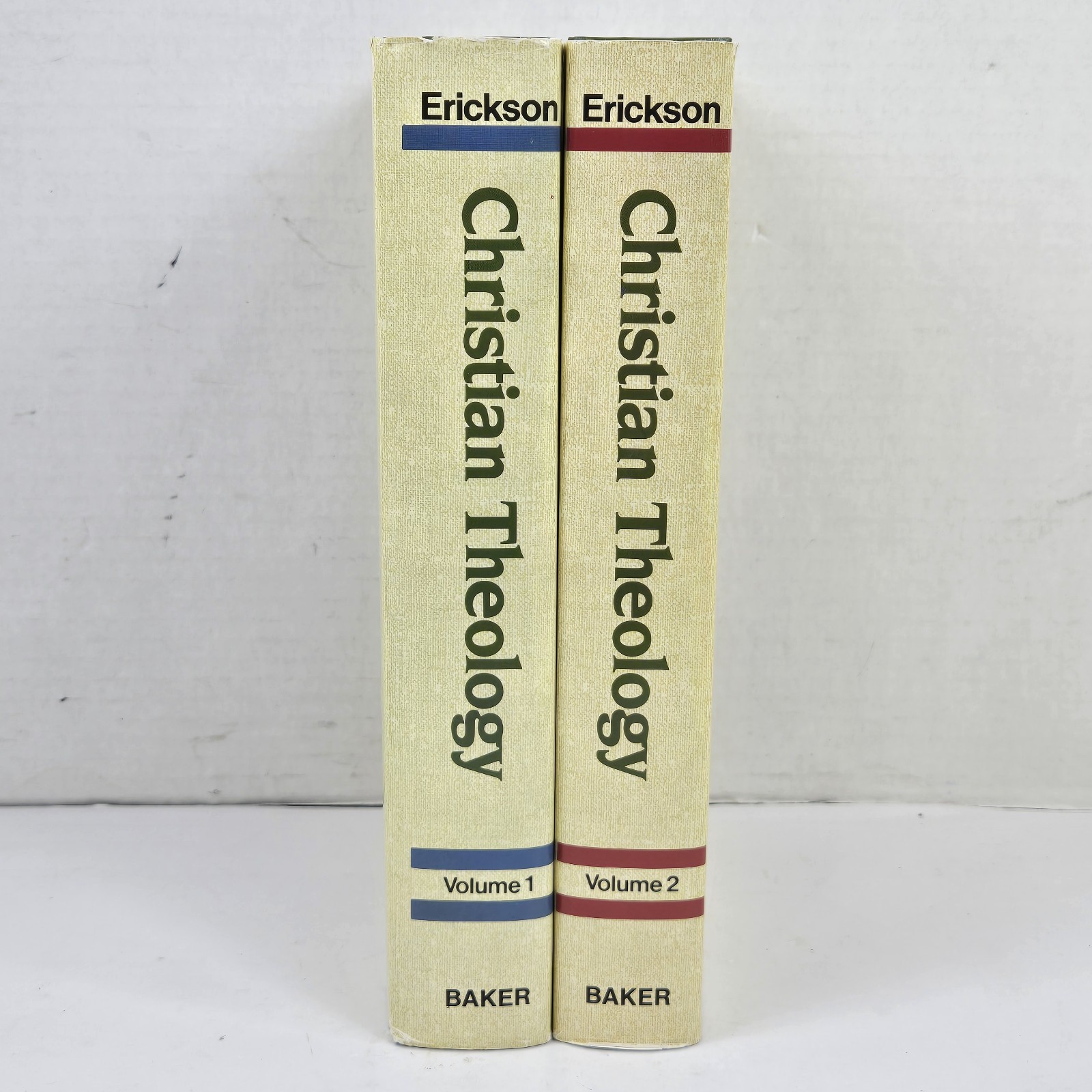 Christian Theology Vol 1 & 2 Erickson 1983 First Edition & Print HC Baker Books