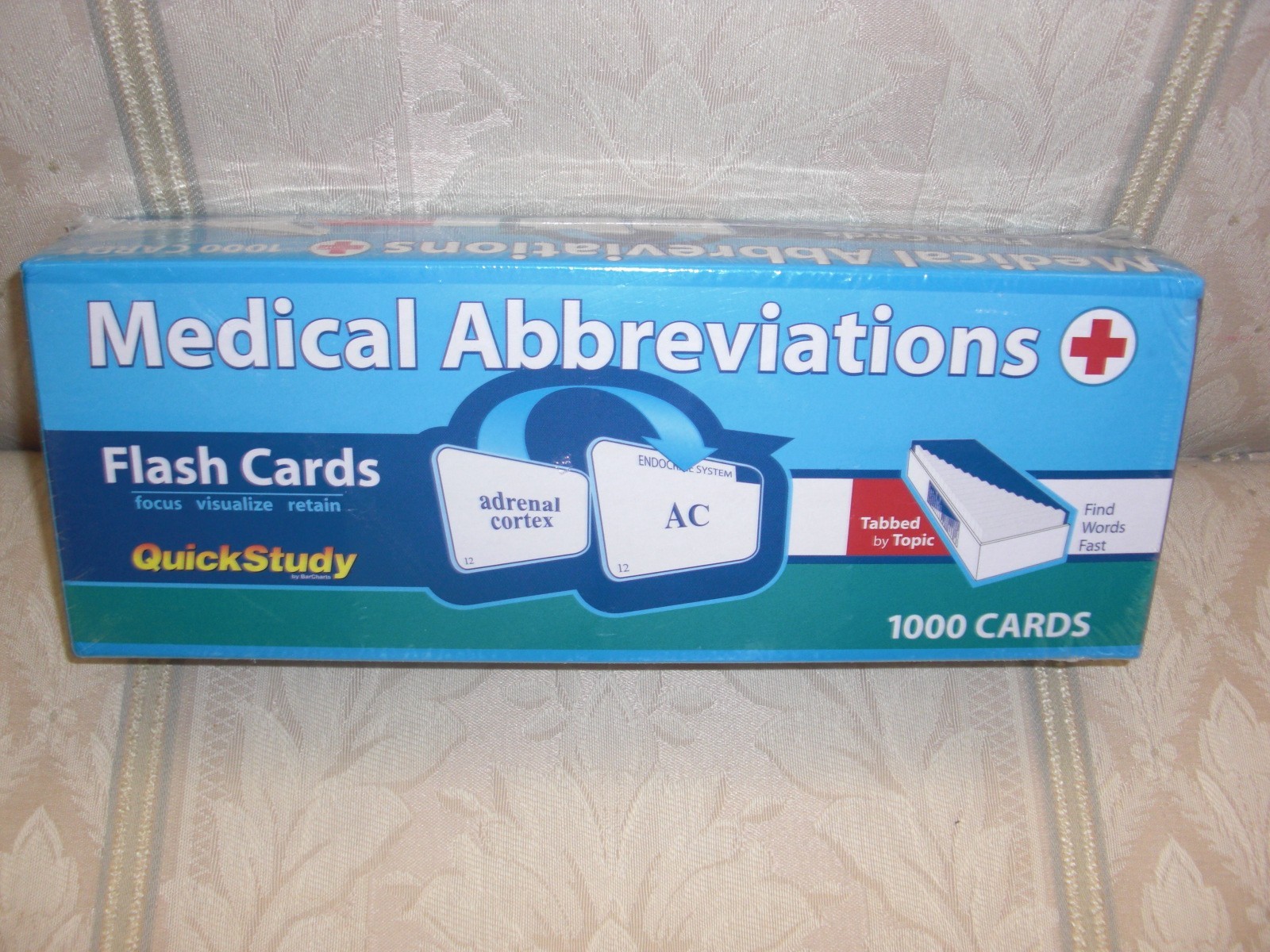 Medical Abbreviations Flash Cards by Quick Study – 1000 cards – NEW! MAKE OFFER!