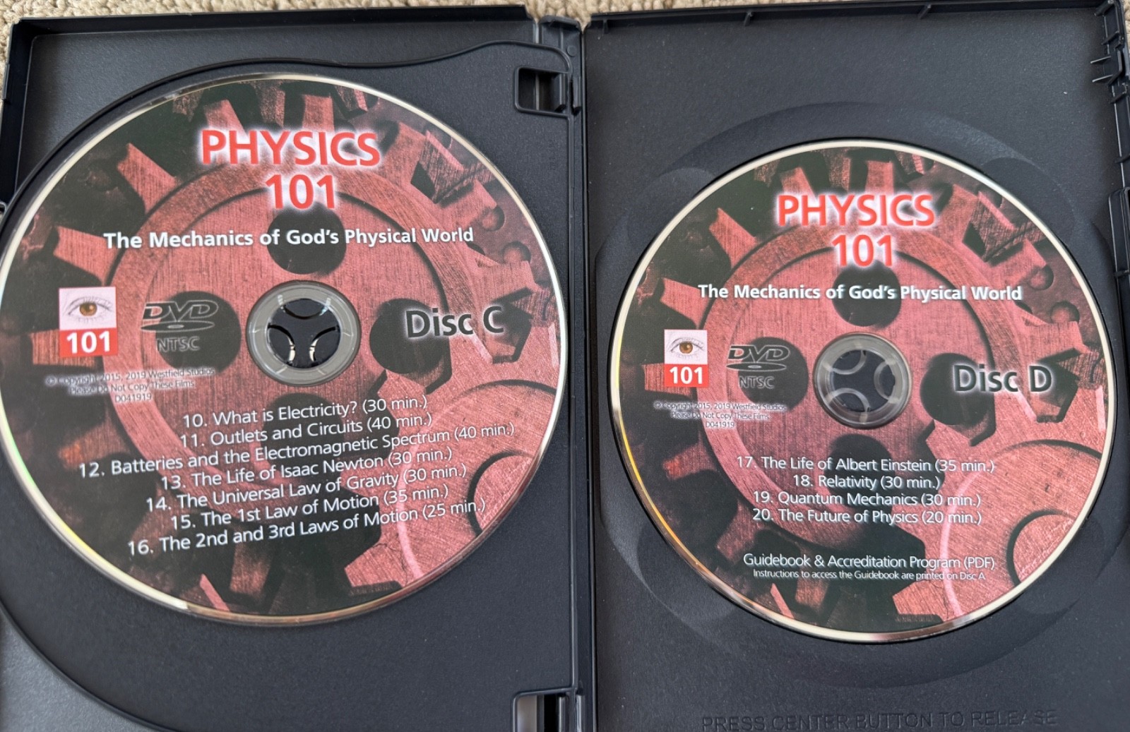 Physics 101 DVD Science Course Curriculum Westfield Studios Homeschool