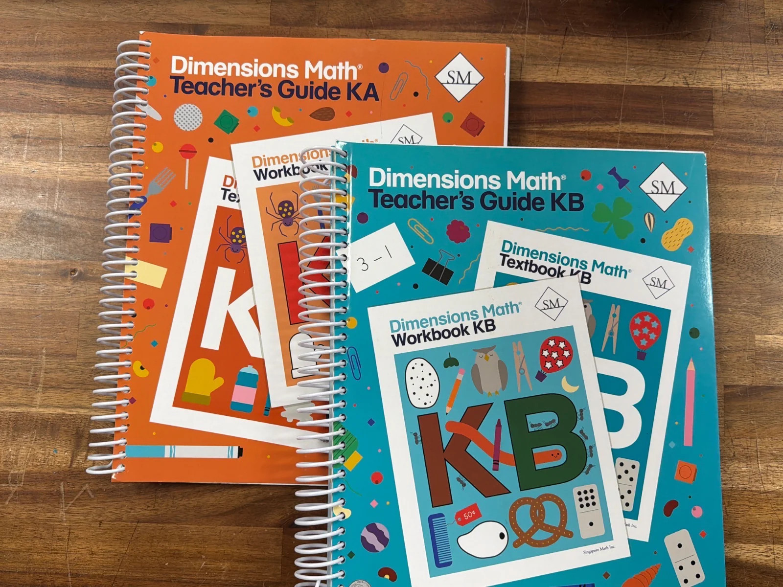 Dimensions Math Kindergarten KA KB Teacher Guides