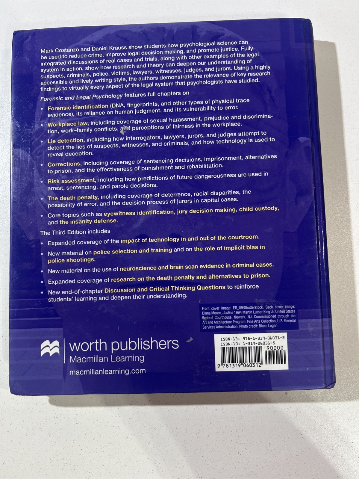 Forensic and Legal Psychology : Psychological Science Applied to Law by Mark…