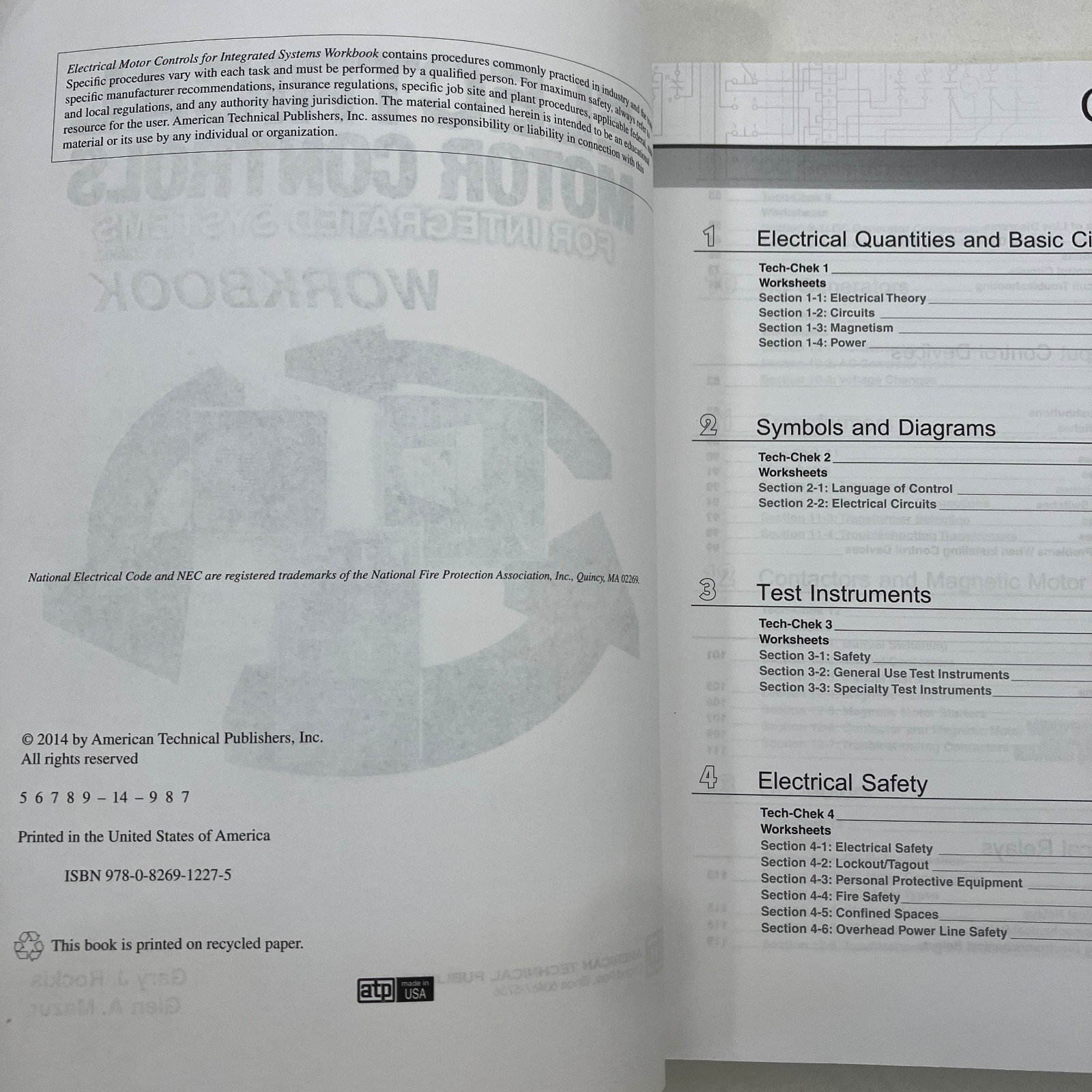 Electrical Motor Controls for Integrated Systems Workbook Rockis 5th Ed 2014 TPB