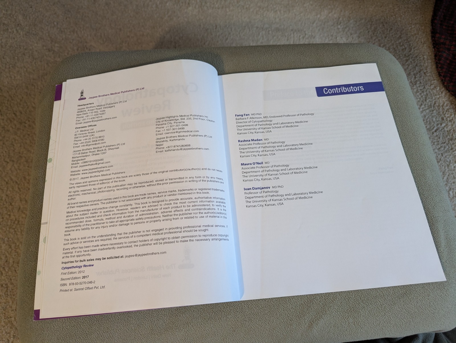 Cytopathology Review 2nd Edition by Fan, Fang, M.D. & Damjanov, Ivan, M.D.