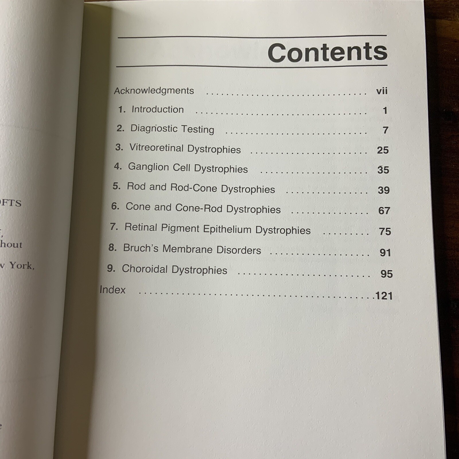 Manual of Retinal and Choroidal Dystrophies Michael Bloom Charles Garcia 1982