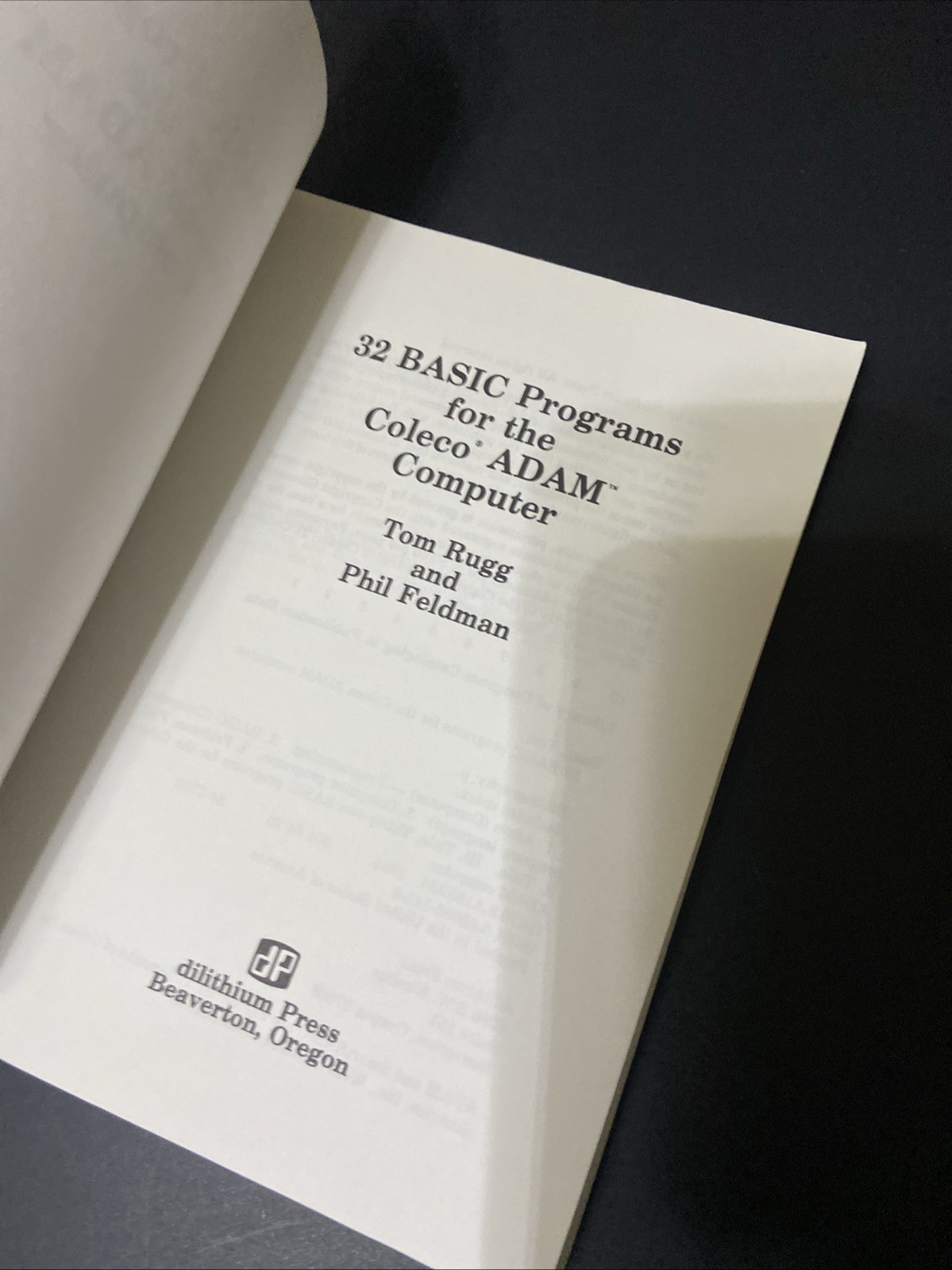 32 BASIC Programs For The Coleco Adam, Rugg/Feldman, 1984