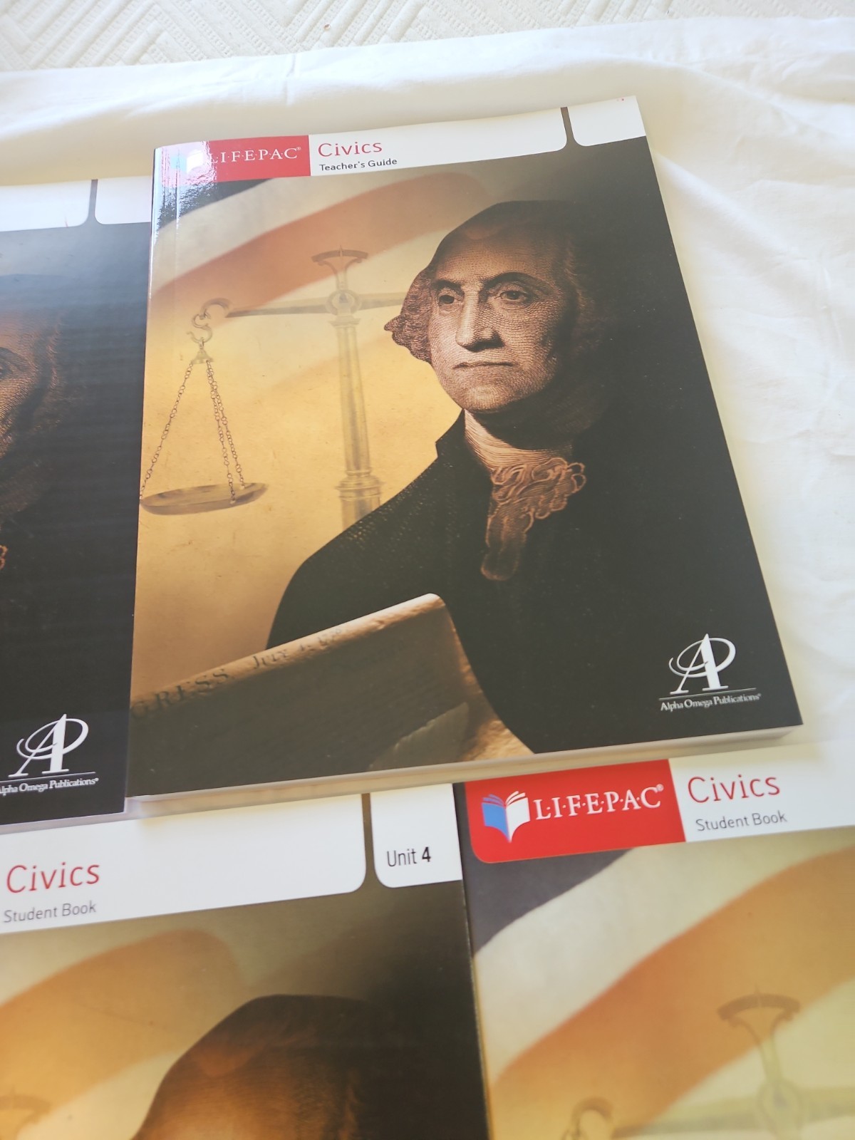 Alpha Omega Lifepac Civics Student Books 1 &2 Missing (B)