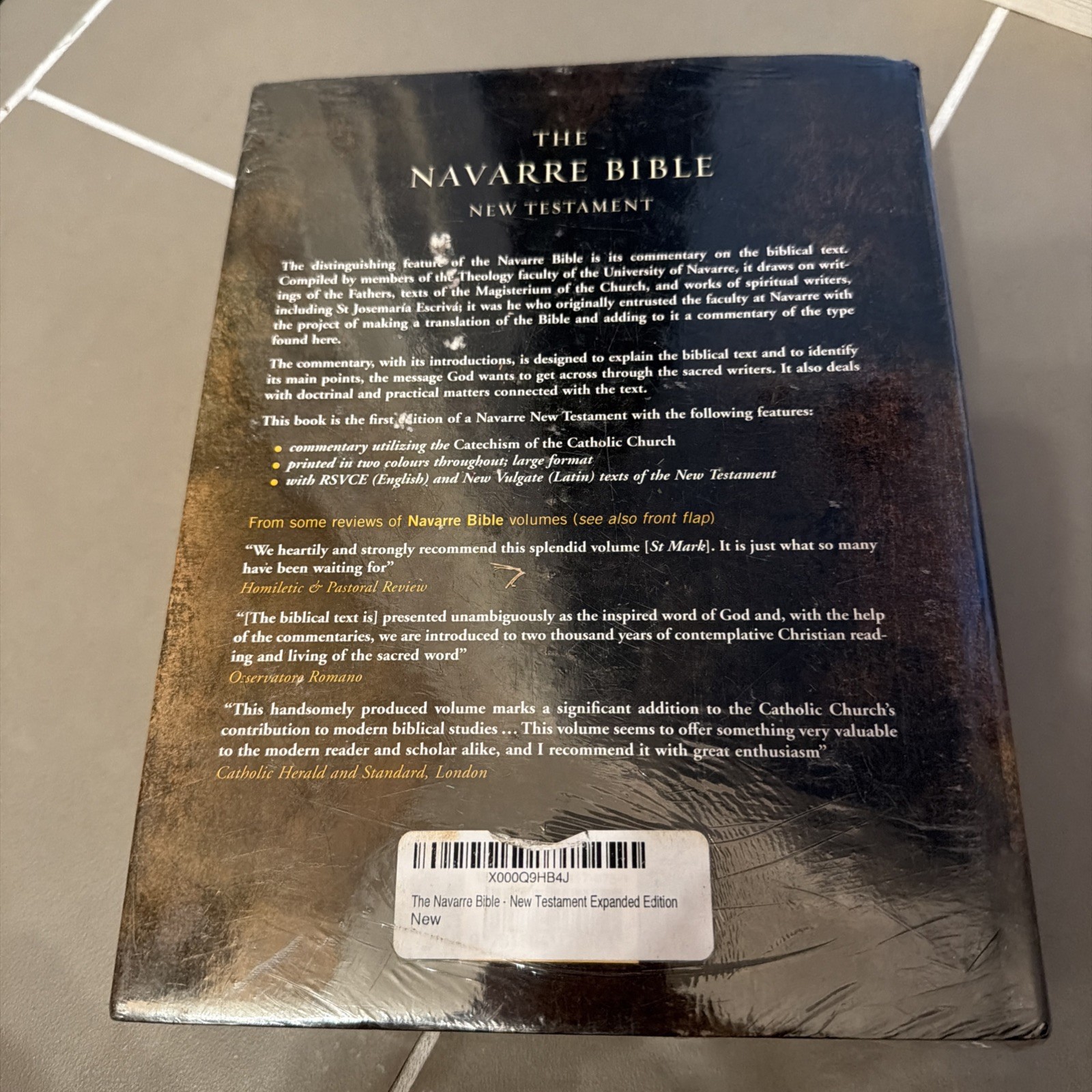 The Navarre Bible New Testament RSV HCDJ *BRAND NEW* Four Court Press